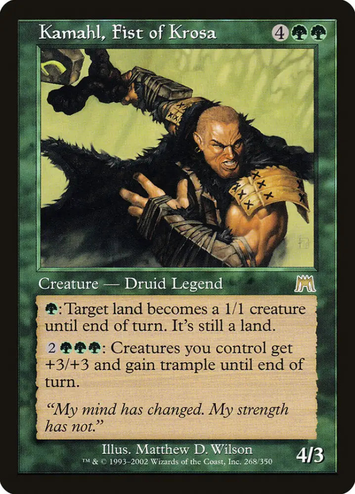Kamahl Fist of Krosa [Onslaught] - MTG Single