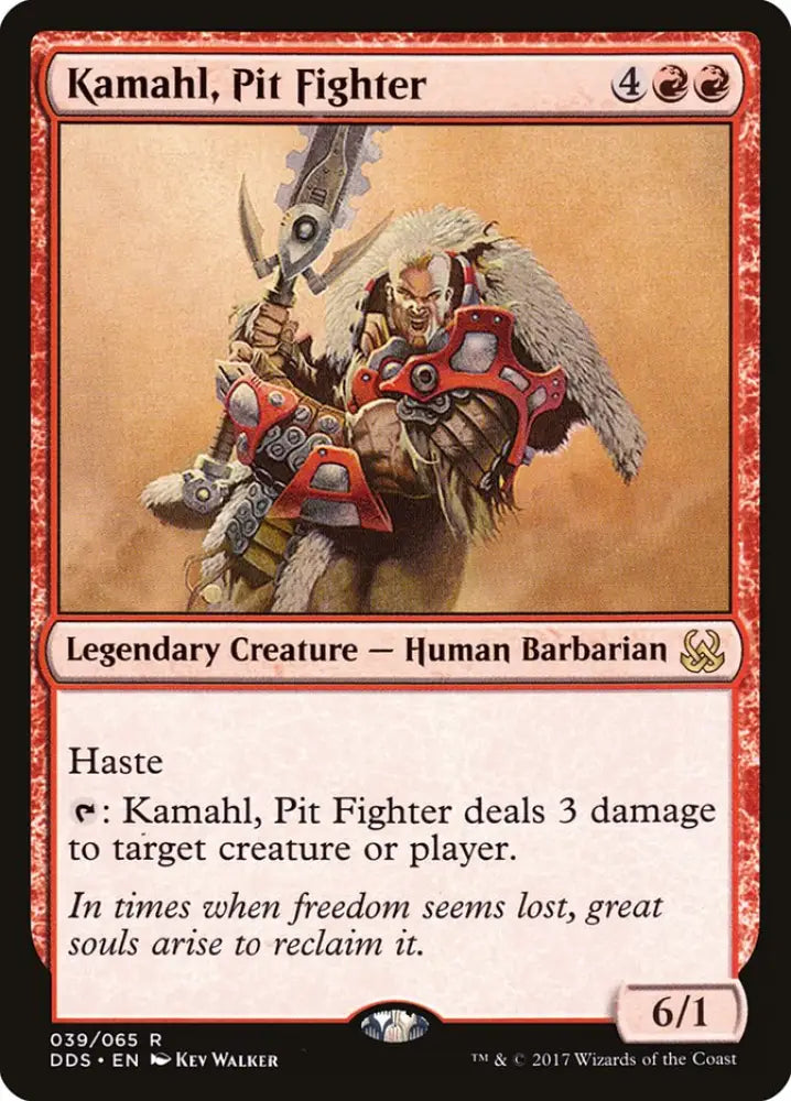 Kamahl Pit Fighter [Duel Decks: Mind vs. Might] - MTG Single