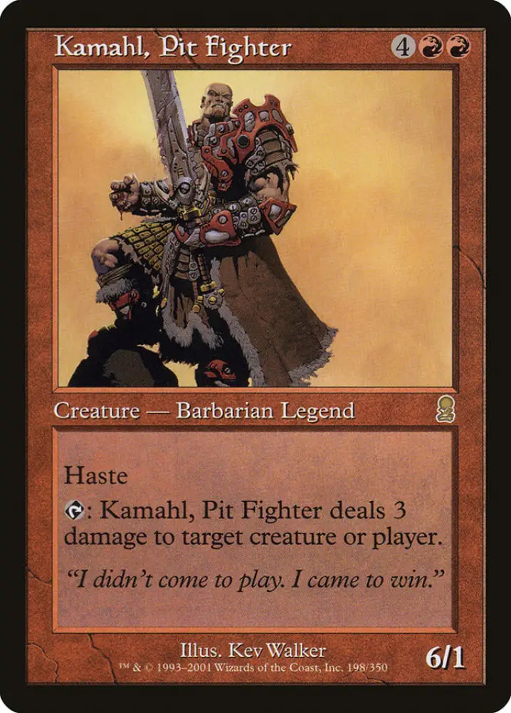 Kamahl Pit Fighter [Odyssey] - MTG Single