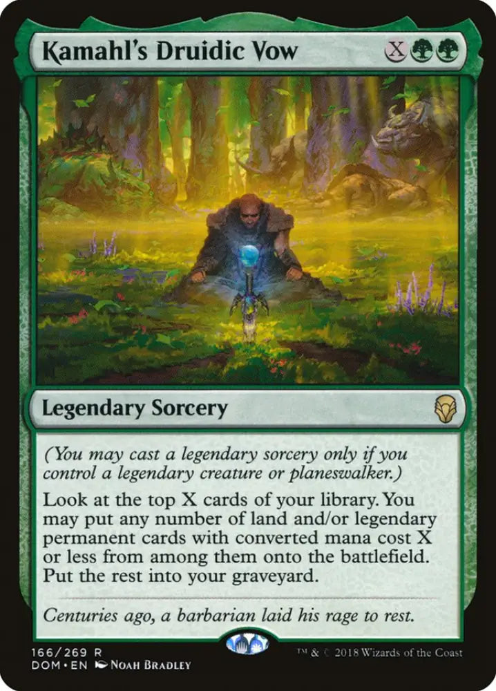 Kamahl’s Druidic Vow [Dominaria] - MTG Single