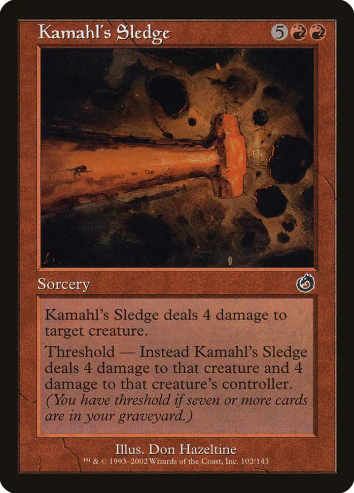 Kamahl’s Sledge [Torment] - MTG Single