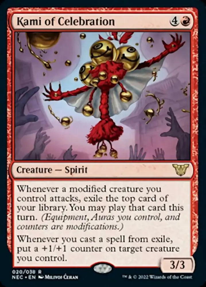 Kami of Celebration [Kamigawa: Neon Dynasty Commander] - MTG Single