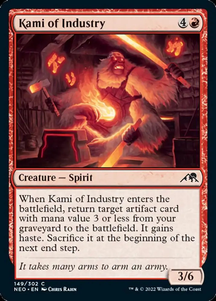 Kami of Industry [Kamigawa: Neon Dynasty] - MTG Single