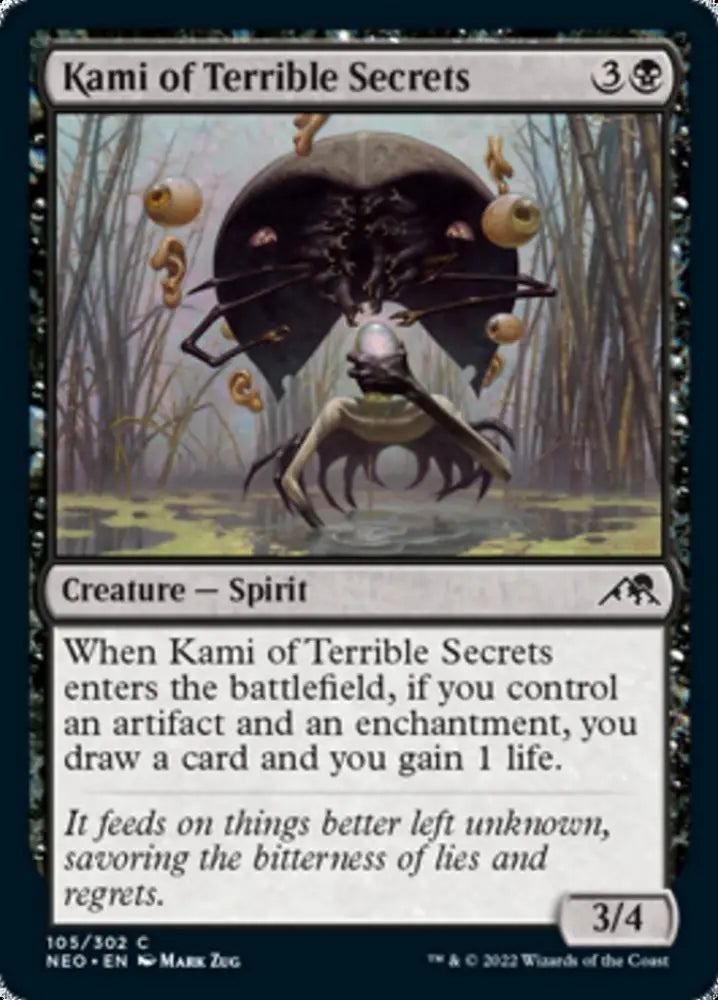 Kami of Terrible Secrets [Kamigawa: Neon Dynasty] - MTG Single