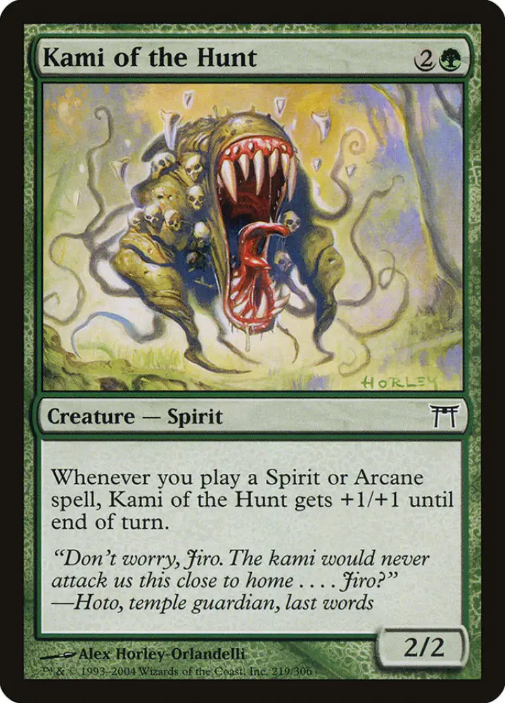Kami of the Hunt [Champions of Kamigawa] - MTG Single