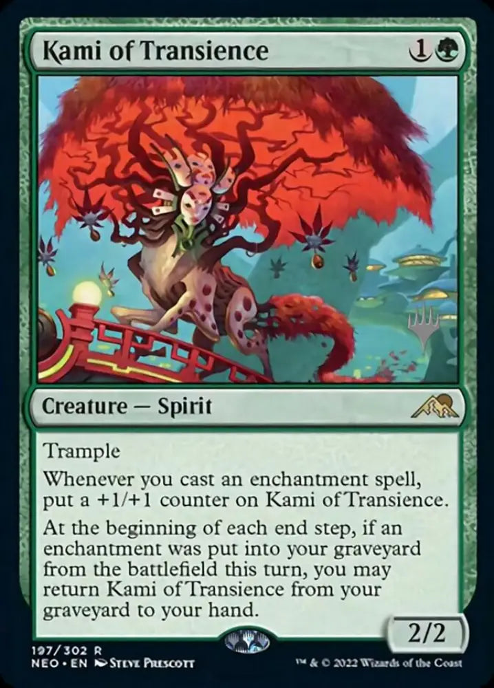 Kami of Transience (Promo Pack) [Kamigawa: Neon Dynasty Promos] - MTG Single
