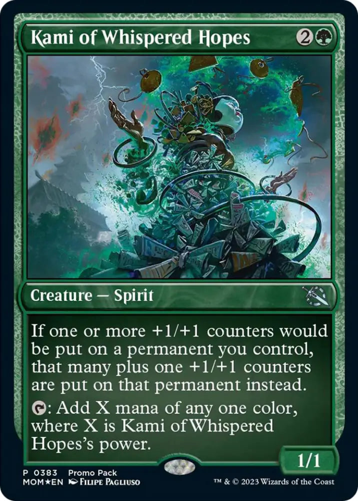 Kami of Whispered Hopes (Promo Pack) [March of the Machine Promos] - MTG Single