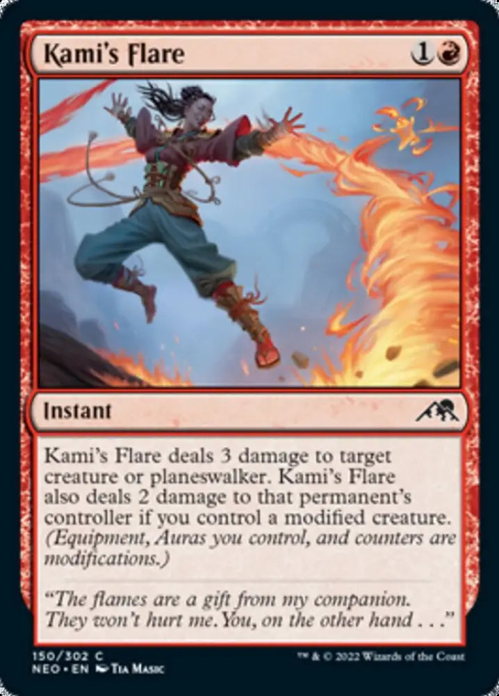 Kami’s Flare [Kamigawa: Neon Dynasty] - MTG Single