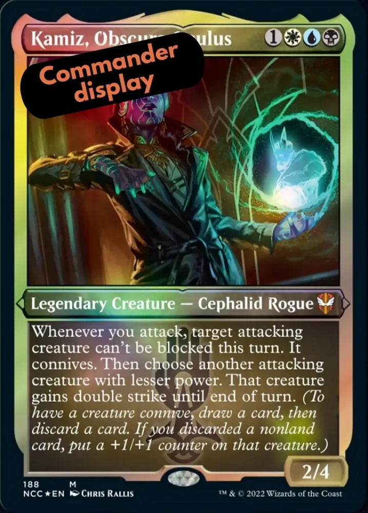 Kamiz Obscura Oculus (Display Commander) [Streets of New Capenna Commander] - MTG Single