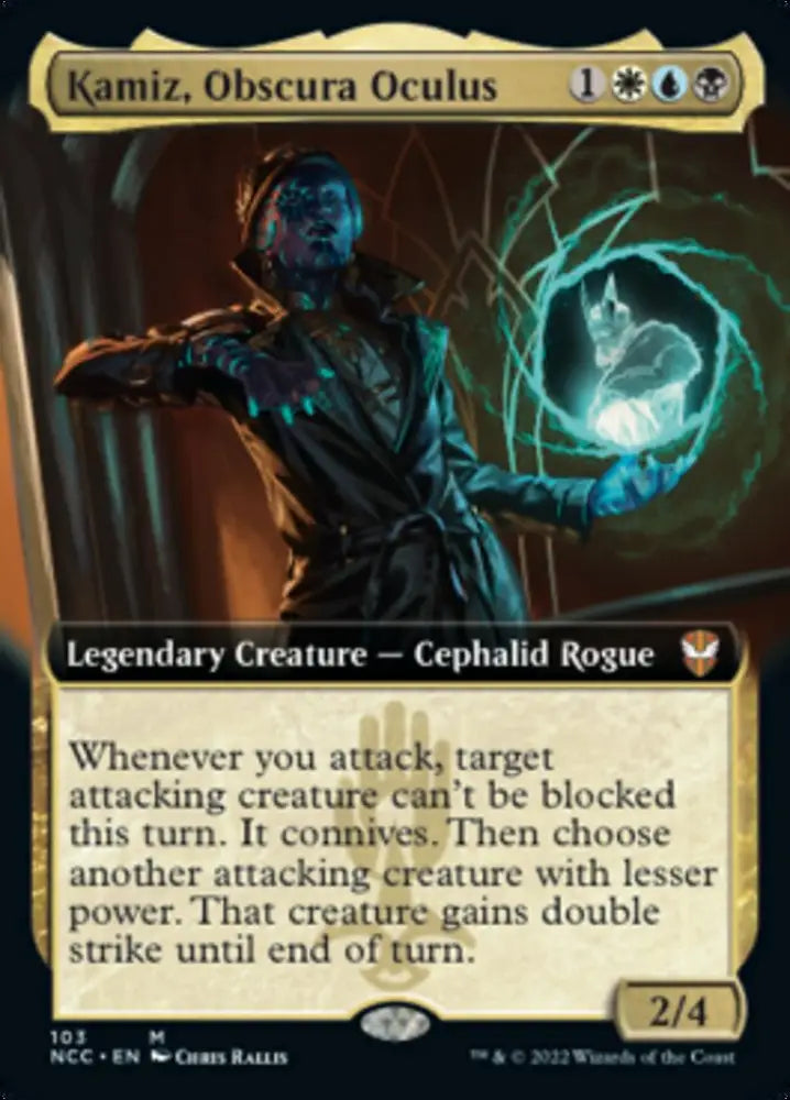 Kamiz Obscura Oculus (Extended Art) [Streets of New Capenna Commander] - MTG Single
