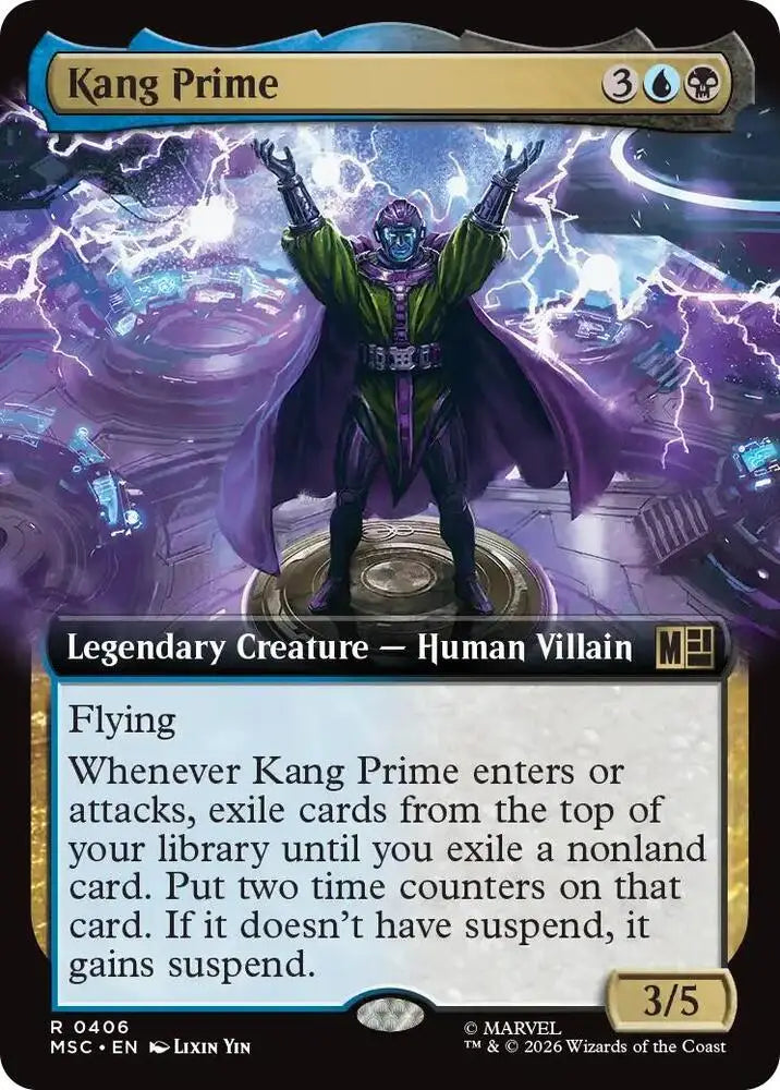 Kang Prime (Extended Art) (406) [Marvel Super Heroes Commander]