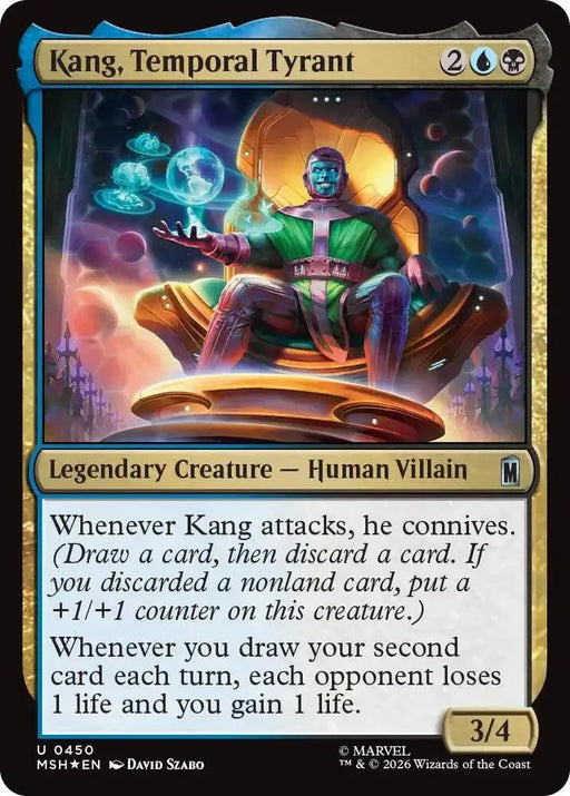 Kang, Temporal Tyrant (Surge Foil) (450) [Marvel Super Heroes]