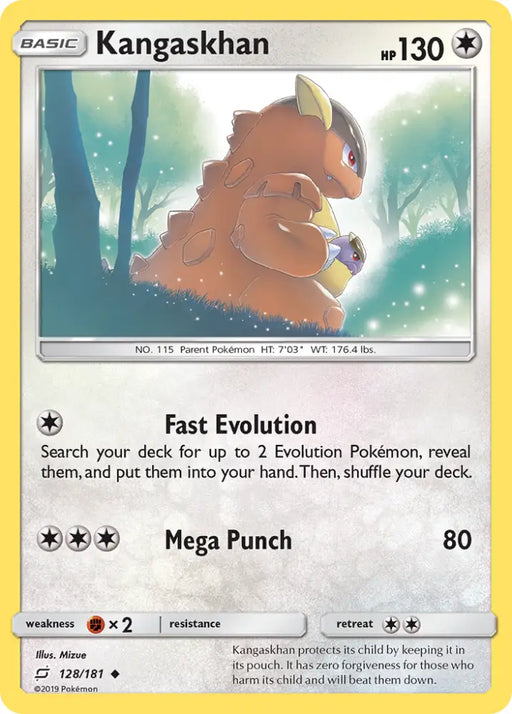 Kangaskhan (128/181) [Sun & Moon: Team Up] - Pokemon Single