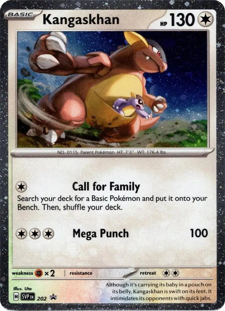 Kangaskhan - 202 (Cosmos Holo) [SV Scarlet and Violet Promo Cards]