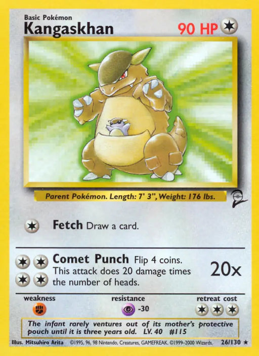 Kangaskhan (26/130) [Base Set 2] - Pokemon Single