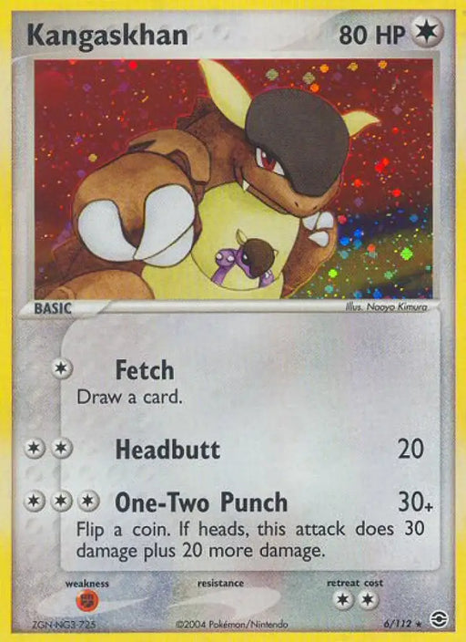 Kangaskhan (6/112) [EX: FireRed & LeafGreen] - Pokemon Single