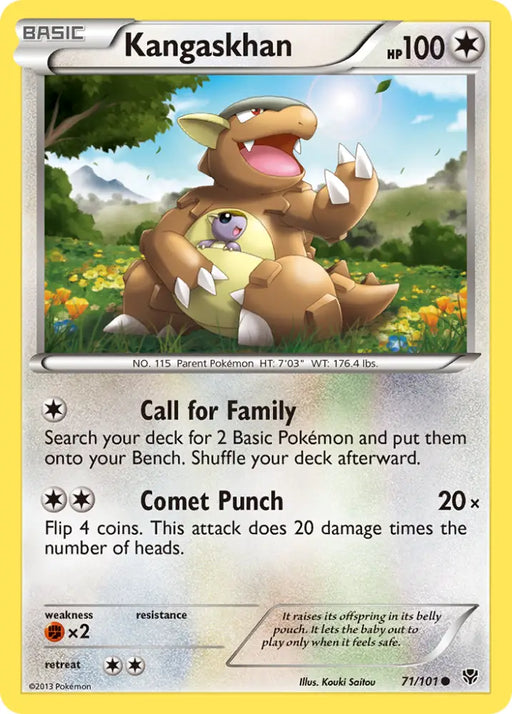 Kangaskhan (71/101) [Black & White: Plasma Blast] - Pokemon Single