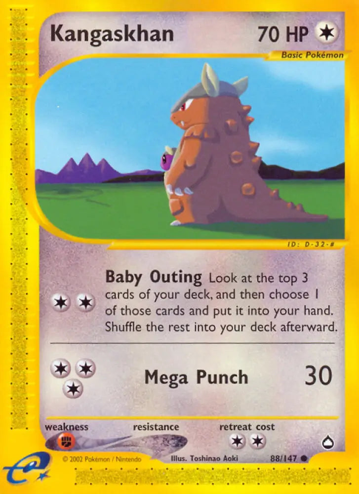 Kangaskhan (88/147) [Aquapolis] - Pokemon Single