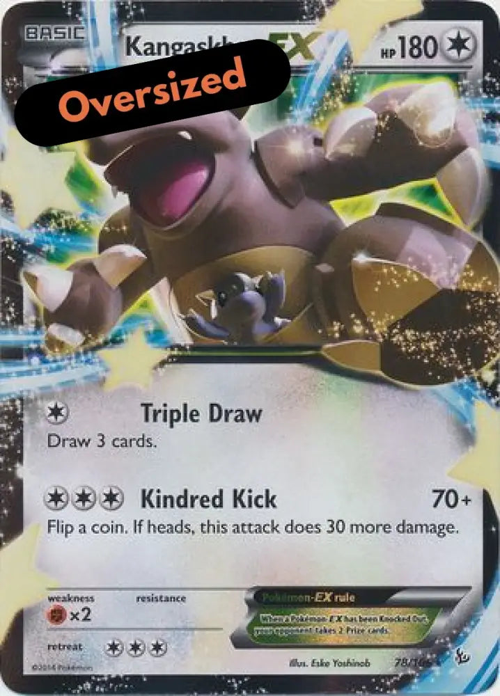 Kangaskhan EX (78/106) (Jumbo Card) [XY: Flashfire] - Pokemon Single