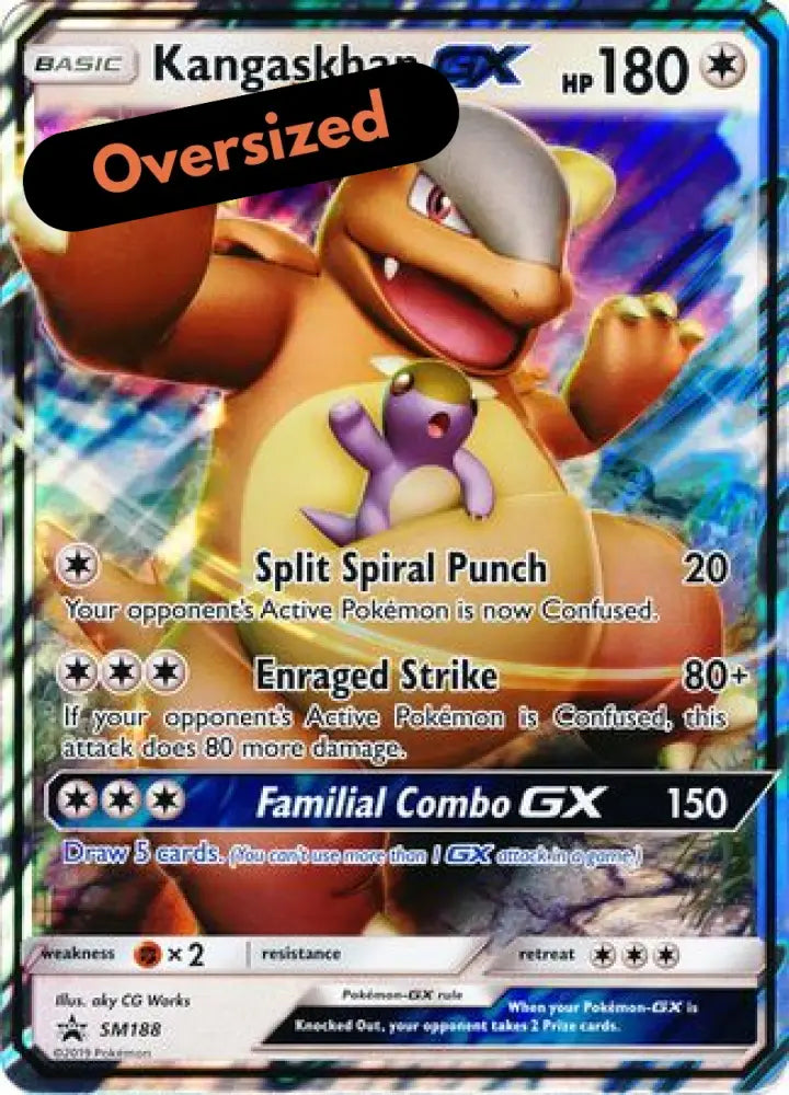 Kangaskhan GX (SM188) (Jumbo Card) [Sun & Moon: Black Star Promos] - Pokemon Single