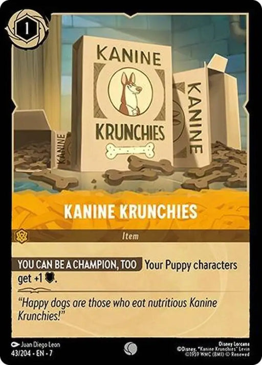 Kanine Krunchies (43/204) [Archazia’s Island] - Lorcana Single