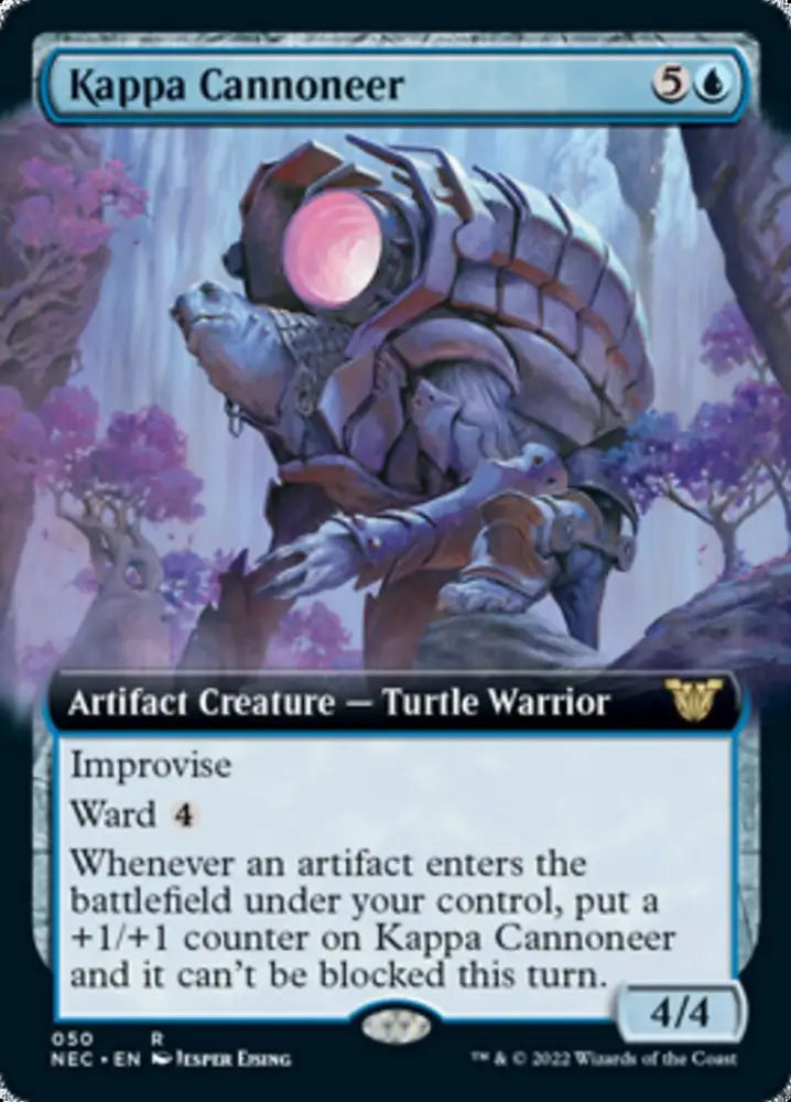 Kappa Cannoneer (Extended Art) [Kamigawa: Neon Dynasty Commander] - MTG Single