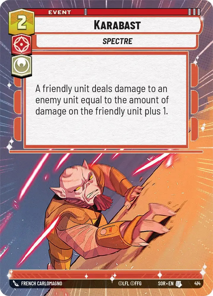 Karabast (Hyperspace) (414) [Spark of Rebellion] - Star Wars: Unlimited Single