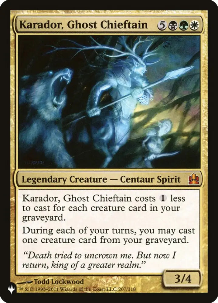 Karador Ghost Chieftain [The List] - MTG Single