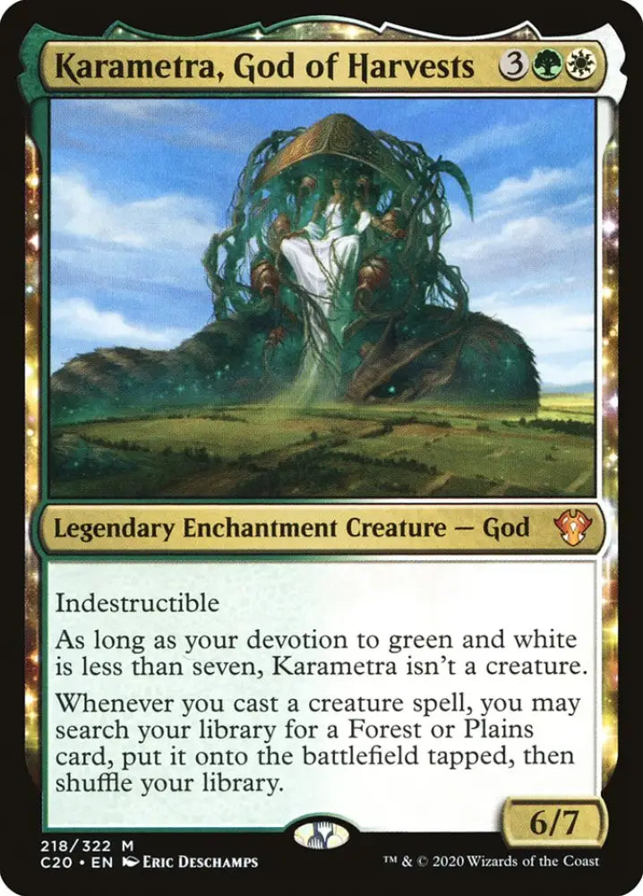 Karametra God of Harvests [Commander 2020] - MTG Single