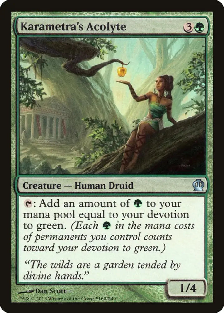 Karametra’s Acolyte (Gift Box) [Theros Promos] - MTG Single