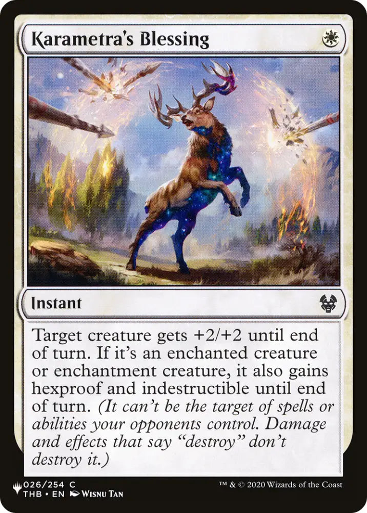 Karametra’s Blessing [The List] - MTG Single