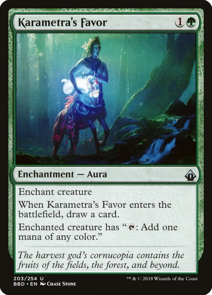 Karametra’s Favor [Battlebond] - MTG Single