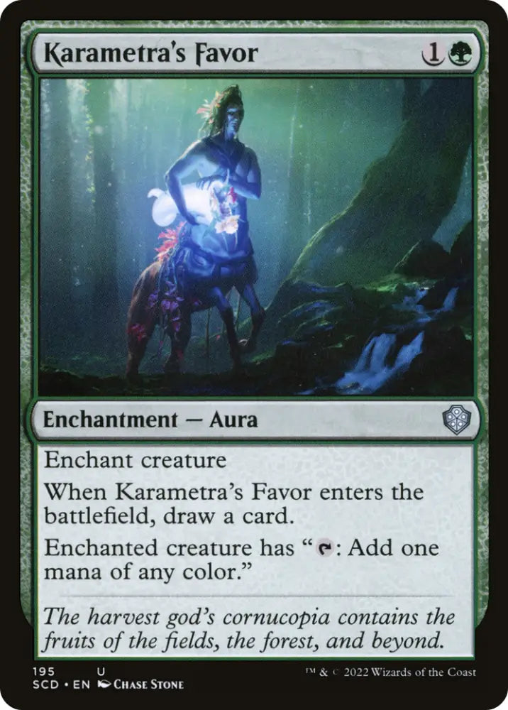 Karametra’s Favor [Starter Commander Decks] - MTG Single
