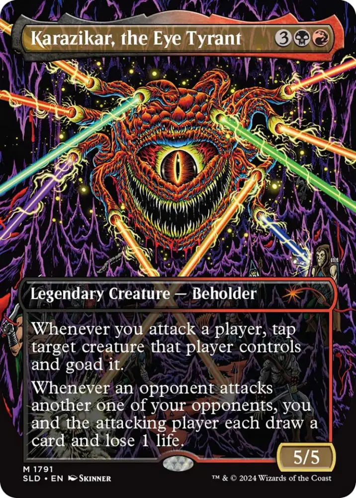 Karazikar the Eye Tyrant (Rainbow Foil) [Secret Lair Drop Series] - MTG Single