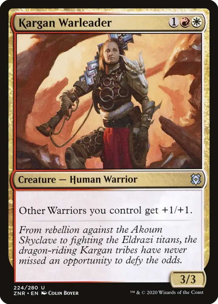 Kargan Warleader [Zendikar Rising] - MTG Single