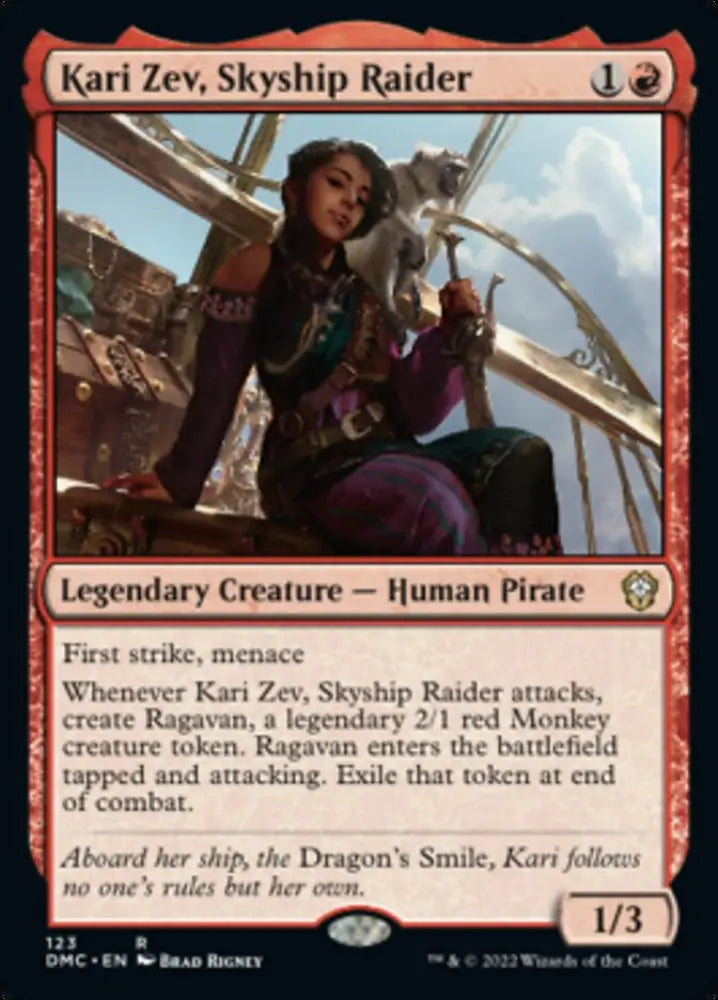 Kari Zev Skyship Raider [Dominaria United Commander] - MTG Single