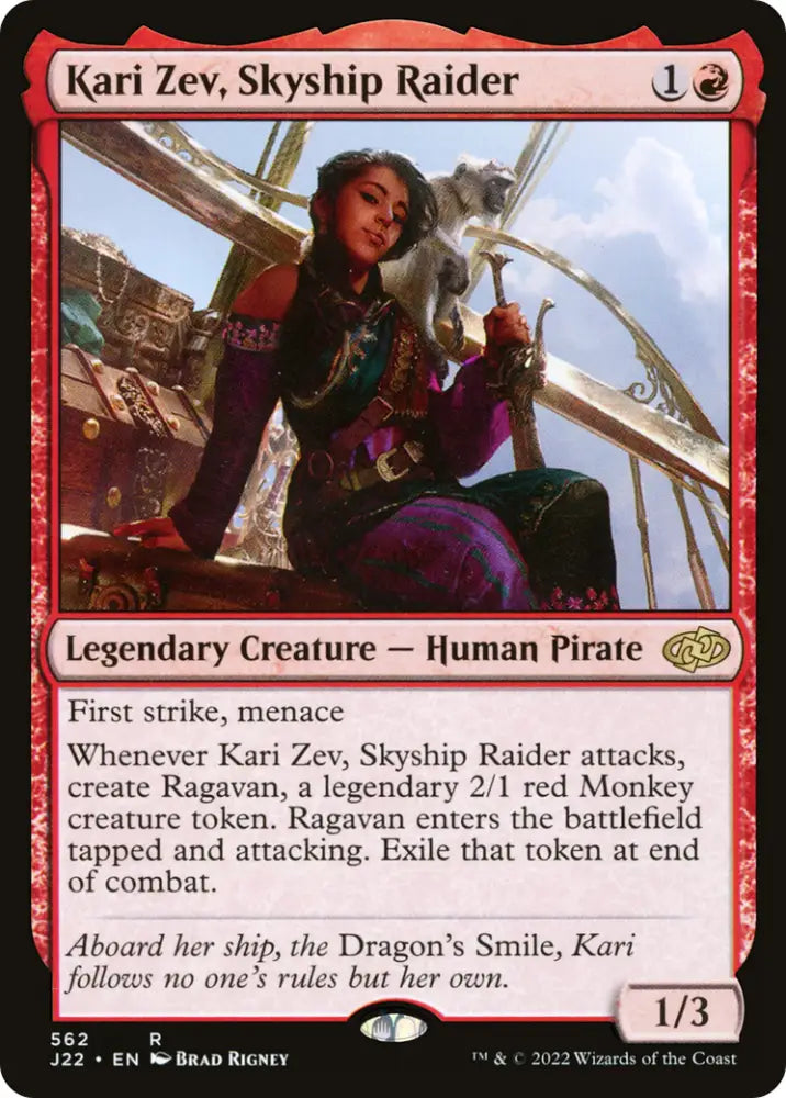 Kari Zev Skyship Raider [Jumpstart 2022] - MTG Single