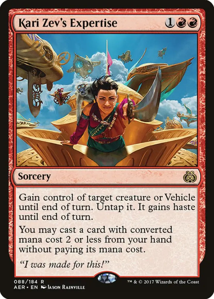 Kari Zev’s Expertise [Aether Revolt] - MTG Single