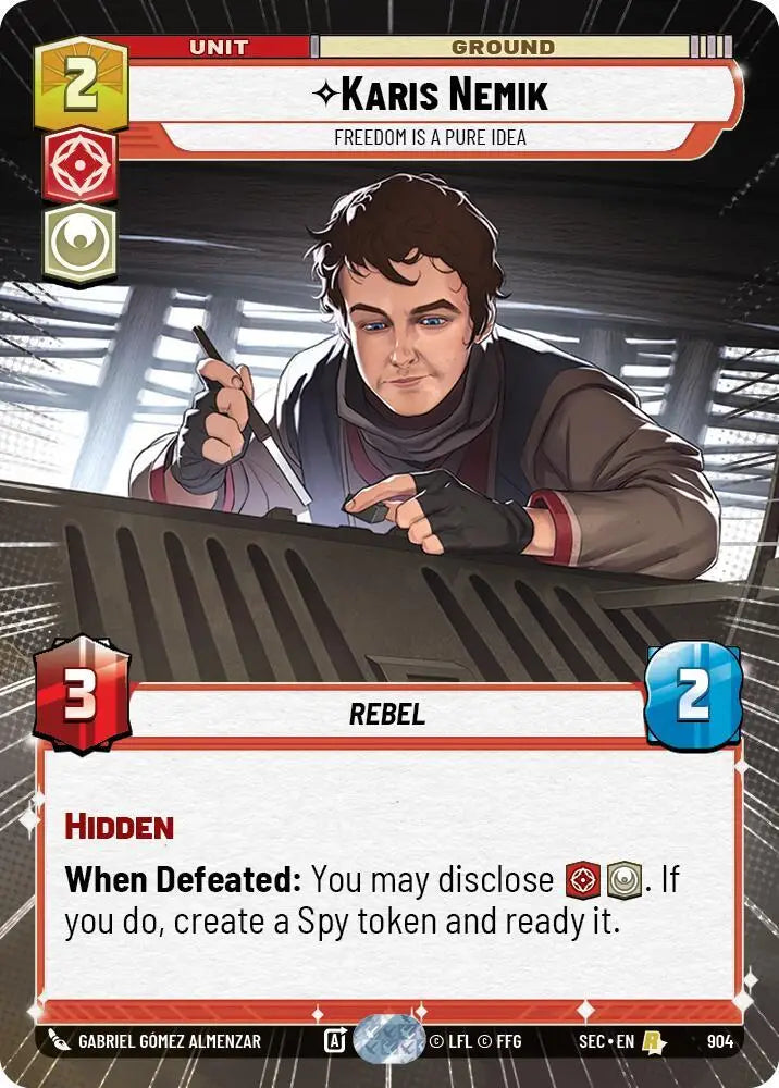 Karis Nemik - Freedom is a Pure Idea (Hyperspace Foil) (904) [Secrets of Power]