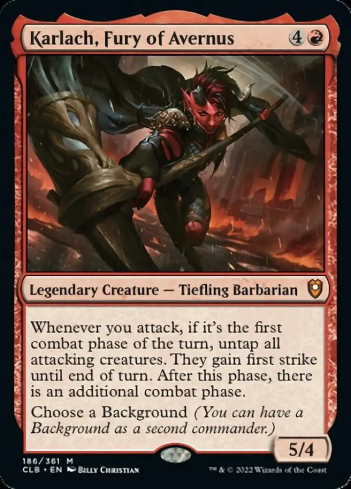 Karlach Fury of Avernus [Commander Legends: Battle for Baldur’s Gate] - MTG Single