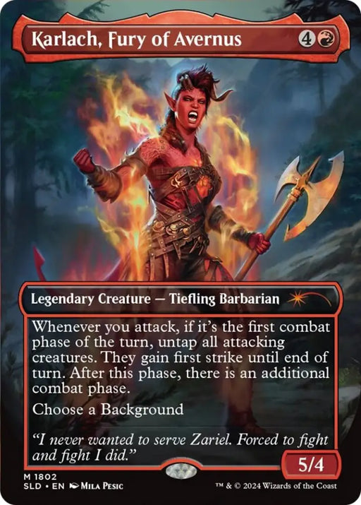 Karlach Fury of Avernus [Secret Lair Drop Series] - MTG Single