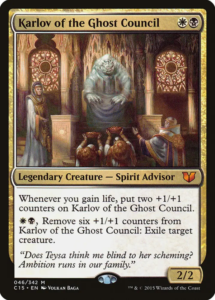 Karlov of the Ghost Council [Commander 2015] - MTG Single
