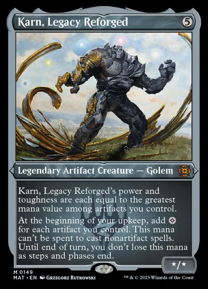 Karn Legacy Reforged (Foil Etched) [March of the Machine: The Aftermath] - MTG Single