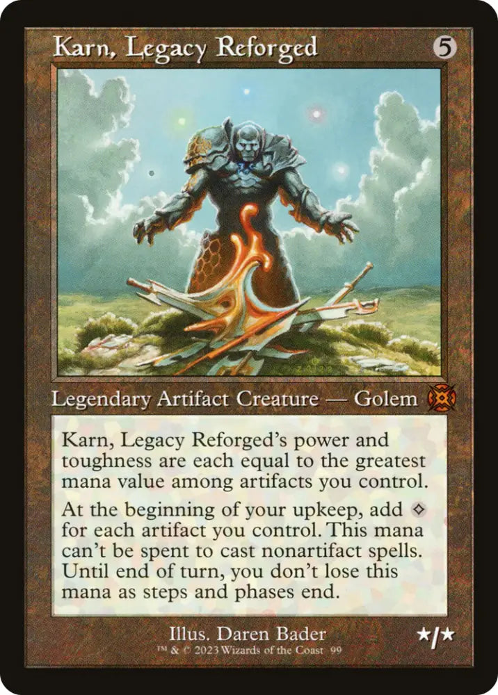 Karn Legacy Reforged (Retro) [March of the Machine: The Aftermath] - MTG Single
