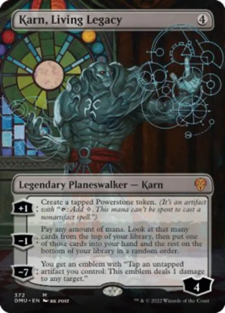Karn Living Legacy (Borderless) [Dominaria United] - MTG Single