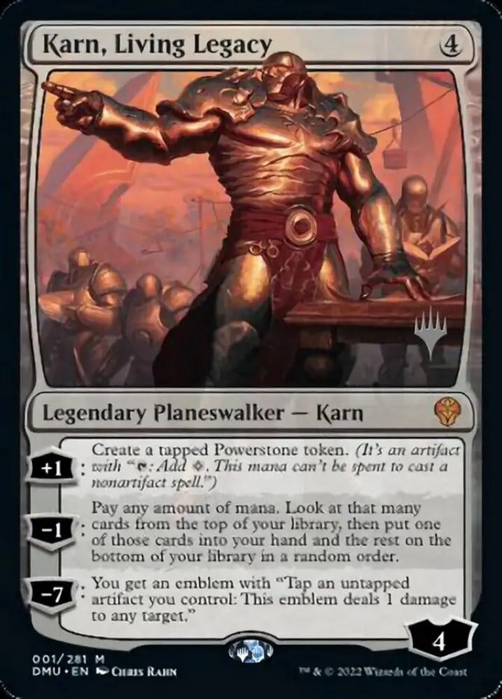 Karn Living Legacy (Promo Pack) [Dominaria United Promos] - MTG Single