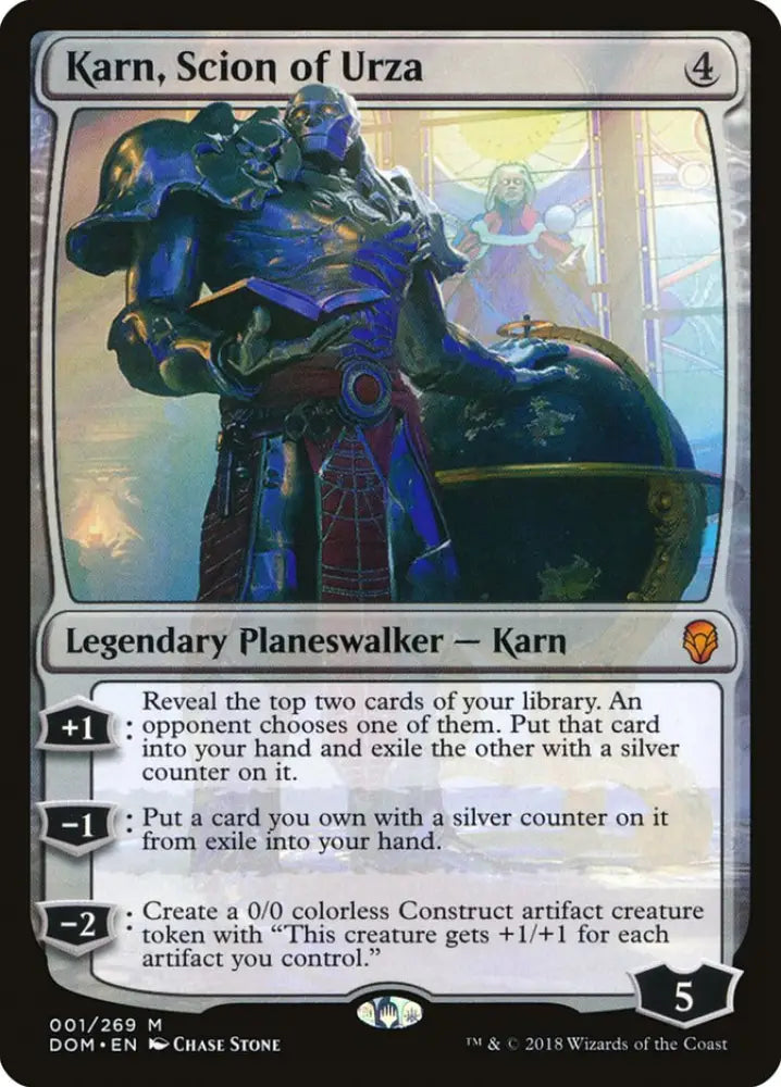 Karn Scion of Urza [Dominaria] - MTG Single