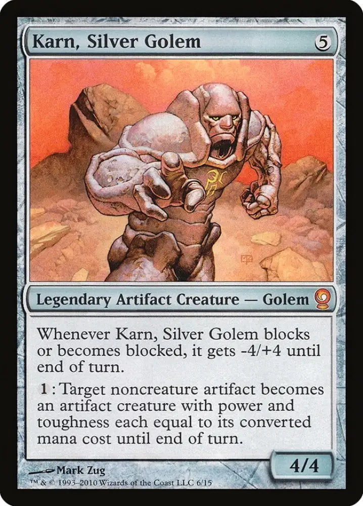 Karn Silver Golem [From the Vault: Relics] - MTG Single