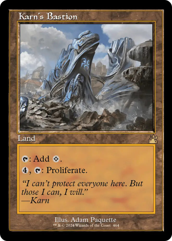 Karn’s Bastion (Retro Frame) [Ravnica Remastered] - MTG Single