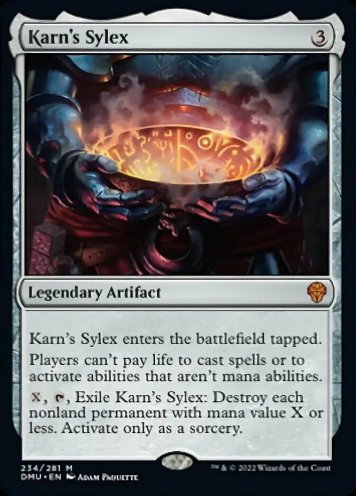 Karn’s Sylex [Dominaria United] - MTG Single